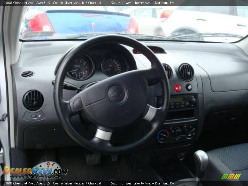 2008 Chevrolet Aveo Aveo5 LS Cosmic Silver Metallic / Charcoal Photo #8