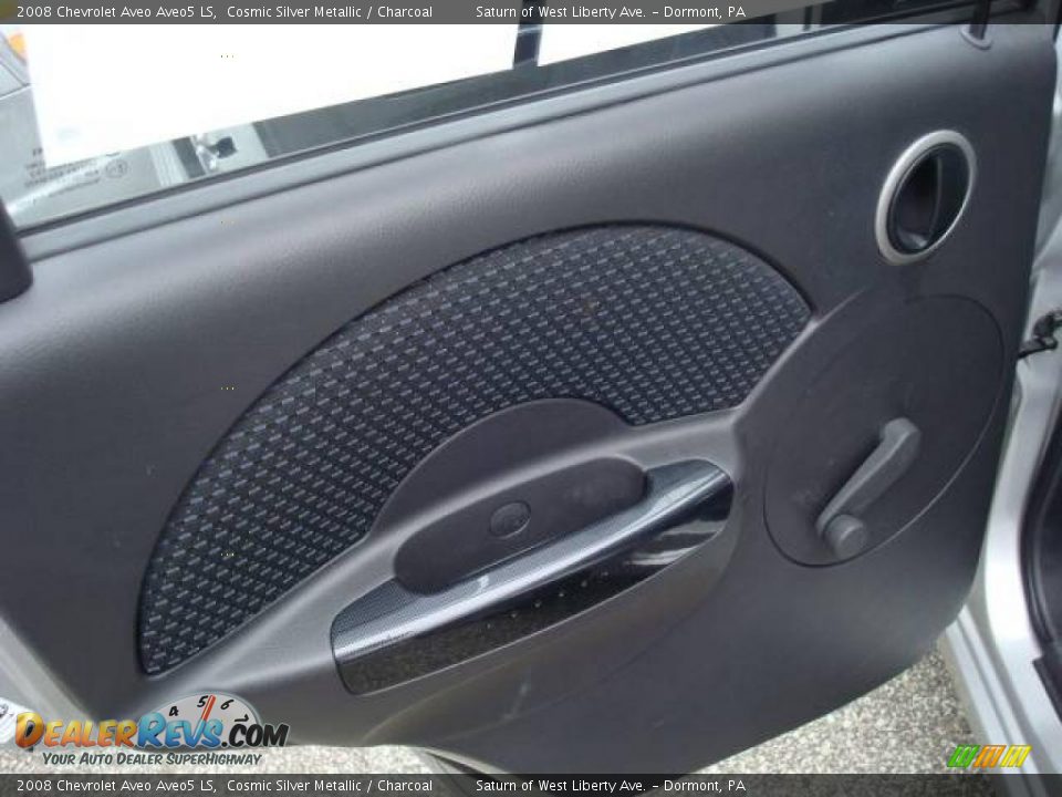 2008 Chevrolet Aveo Aveo5 LS Cosmic Silver Metallic / Charcoal Photo #9