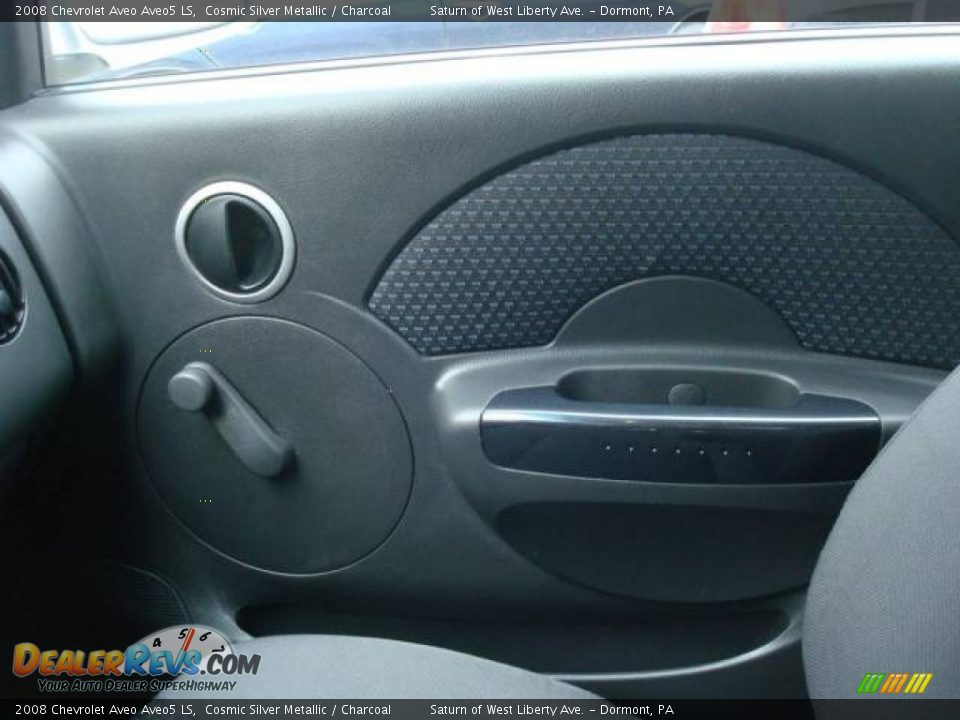 2008 Chevrolet Aveo Aveo5 LS Cosmic Silver Metallic / Charcoal Photo #12