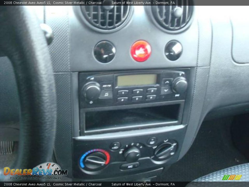 2008 Chevrolet Aveo Aveo5 LS Cosmic Silver Metallic / Charcoal Photo #13