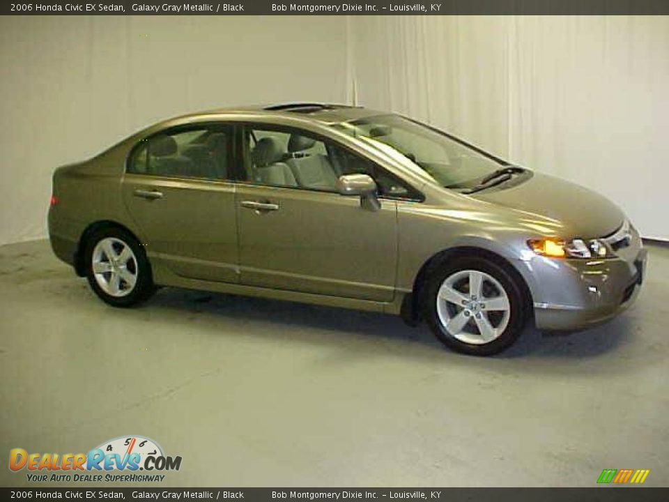2006 Honda Civic EX Sedan Galaxy Gray Metallic / Black Photo #1