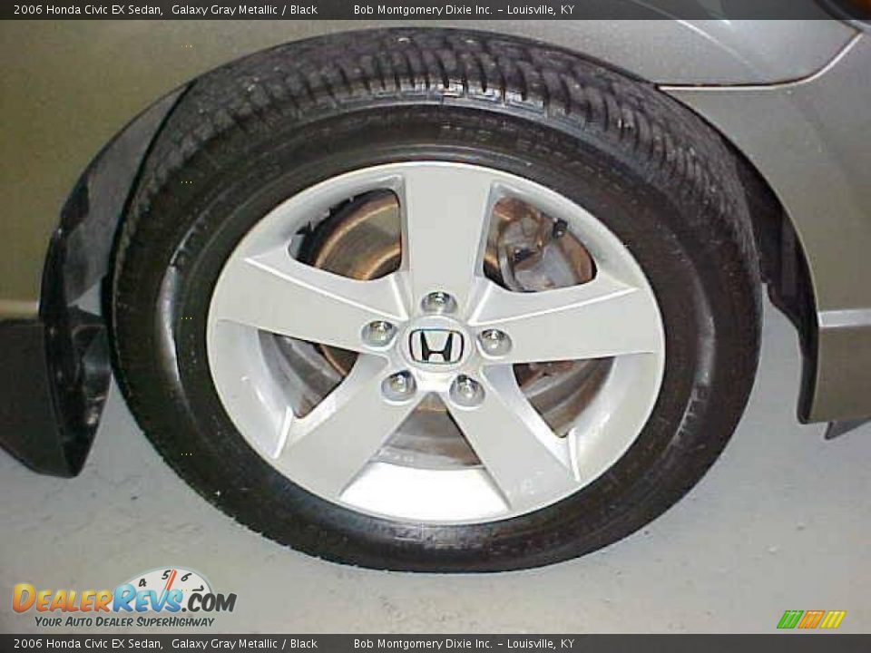 2006 Honda Civic EX Sedan Galaxy Gray Metallic / Black Photo #5