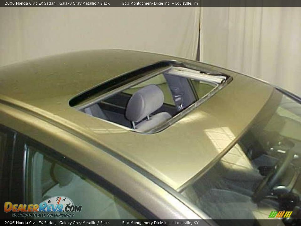 2006 Honda Civic EX Sedan Galaxy Gray Metallic / Black Photo #6