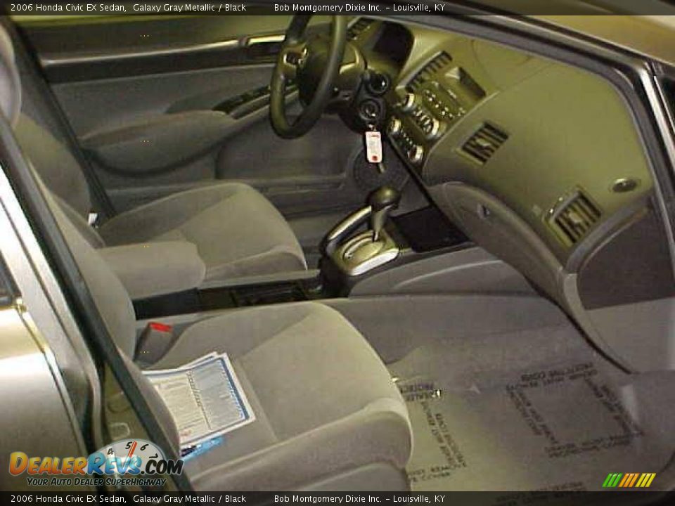 2006 Honda Civic EX Sedan Galaxy Gray Metallic / Black Photo #8