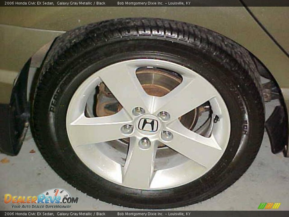 2006 Honda Civic EX Sedan Galaxy Gray Metallic / Black Photo #11