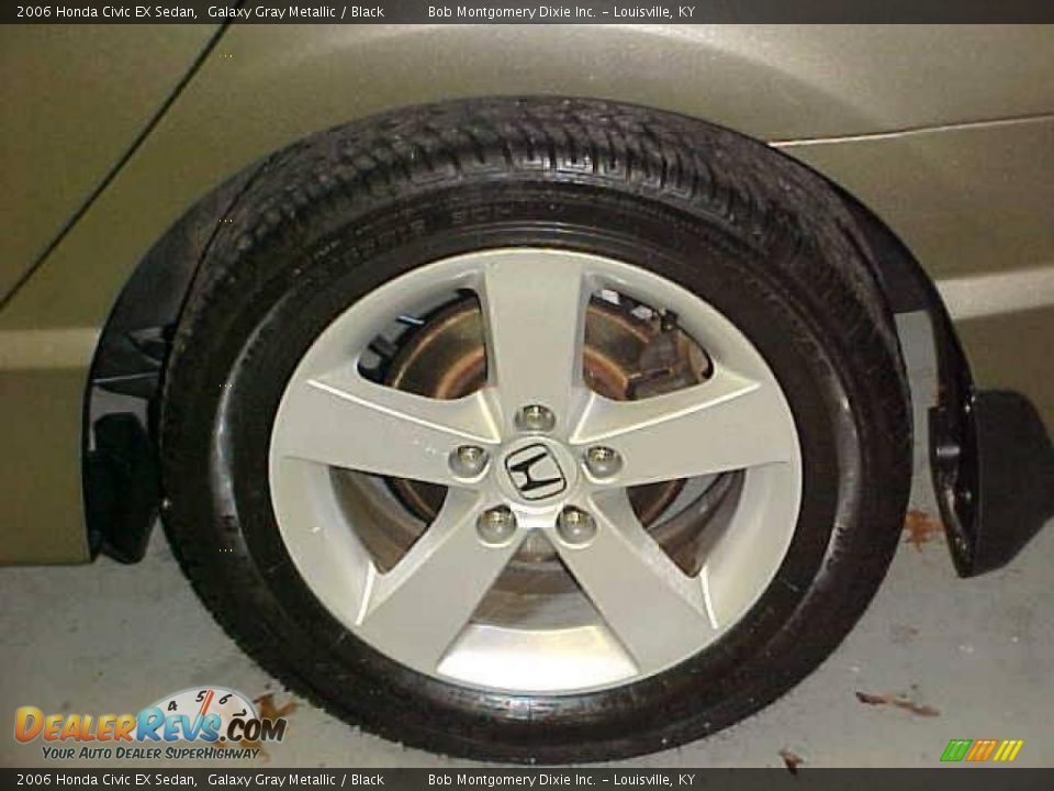 2006 Honda Civic EX Sedan Galaxy Gray Metallic / Black Photo #12