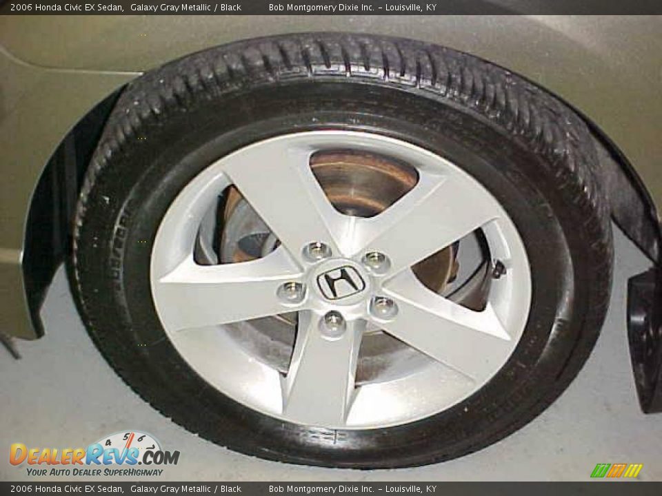 2006 Honda Civic EX Sedan Galaxy Gray Metallic / Black Photo #15