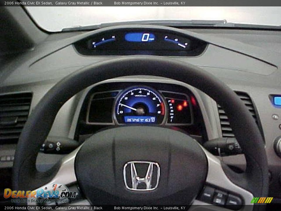 2006 Honda Civic EX Sedan Galaxy Gray Metallic / Black Photo #18