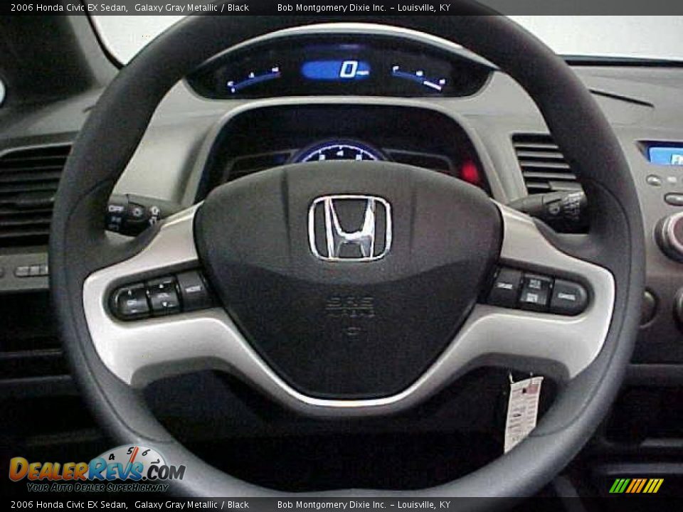 2006 Honda Civic EX Sedan Galaxy Gray Metallic / Black Photo #19