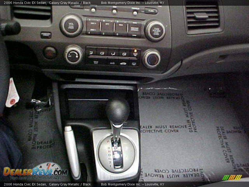 2006 Honda Civic EX Sedan Galaxy Gray Metallic / Black Photo #21