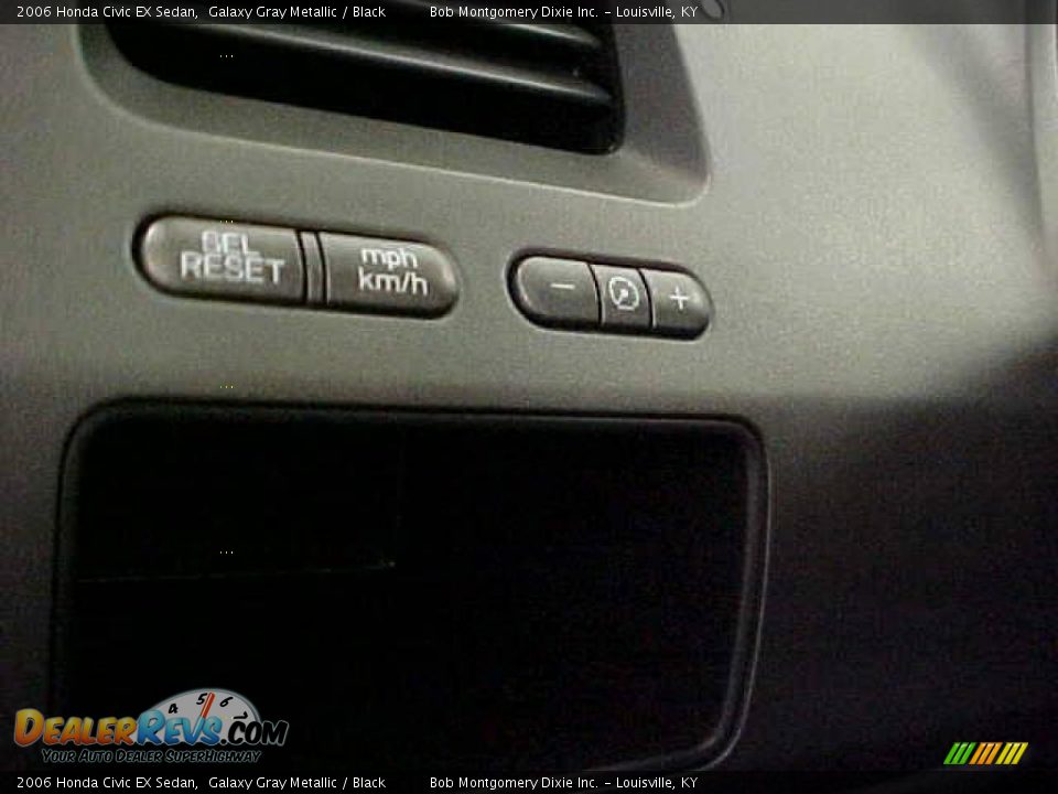 2006 Honda Civic EX Sedan Galaxy Gray Metallic / Black Photo #22