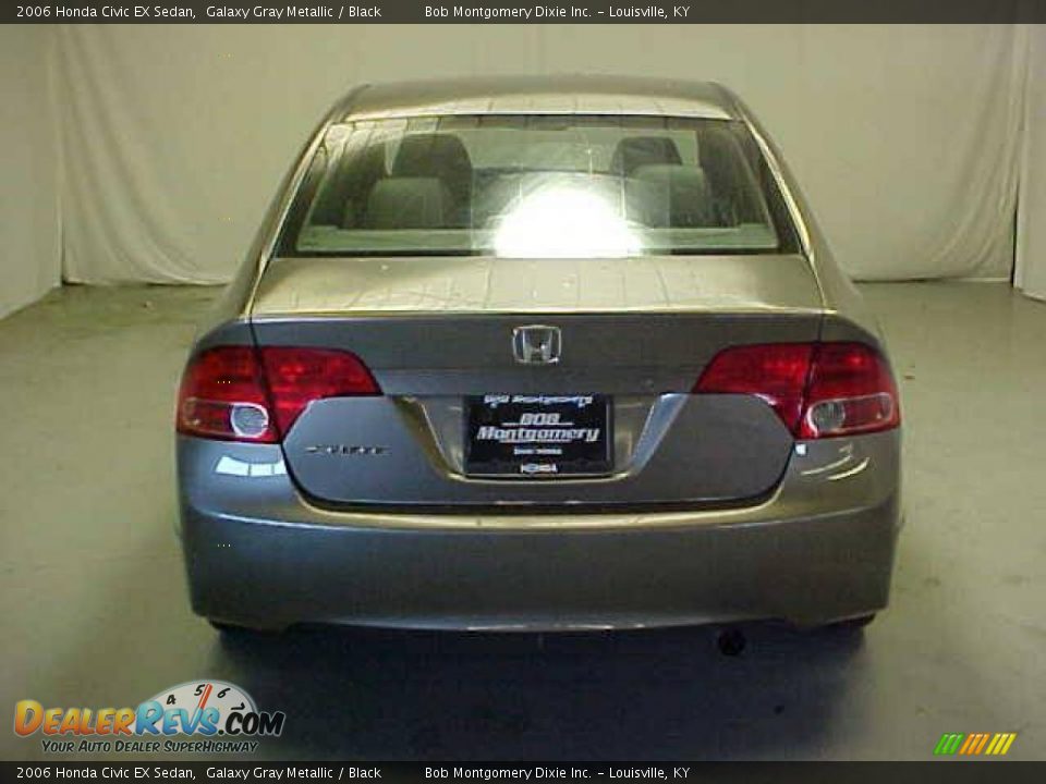 2006 Honda Civic EX Sedan Galaxy Gray Metallic / Black Photo #23