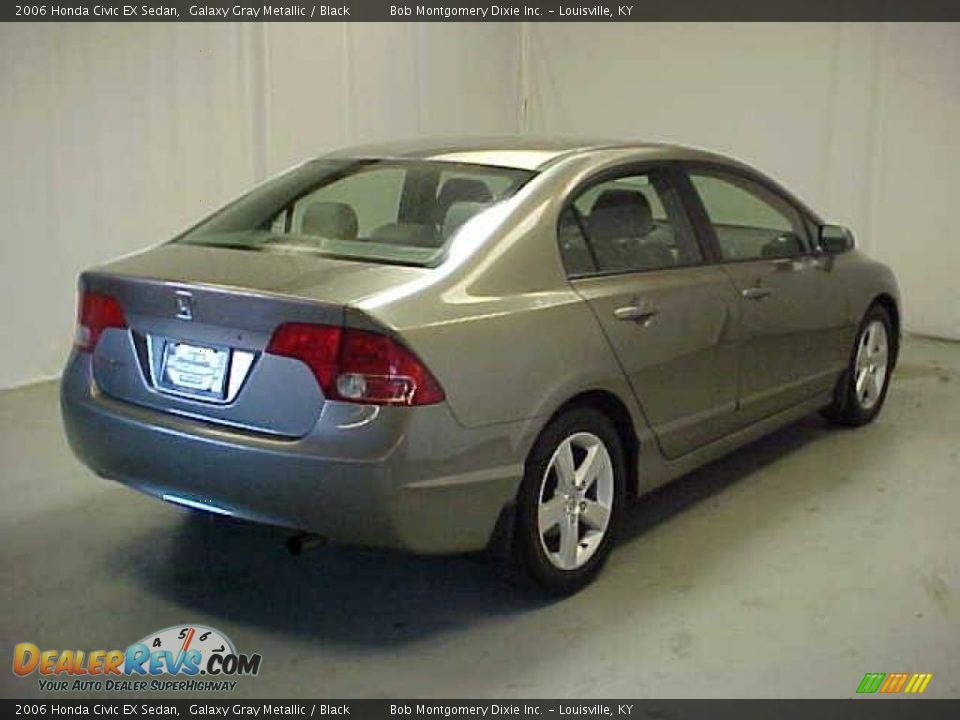 2006 Honda Civic EX Sedan Galaxy Gray Metallic / Black Photo #24
