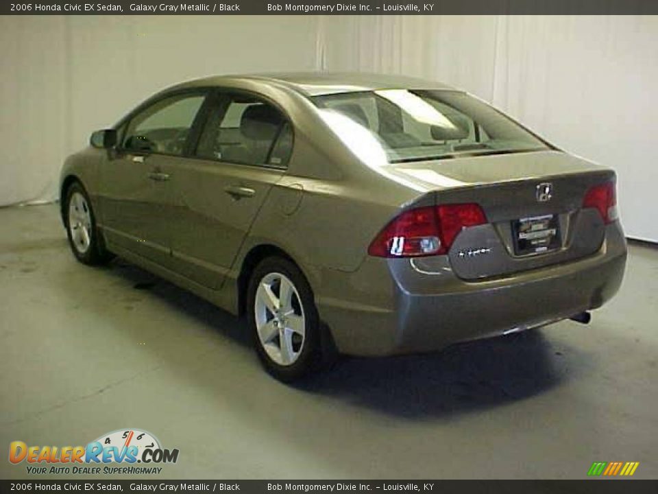 2006 Honda Civic EX Sedan Galaxy Gray Metallic / Black Photo #25