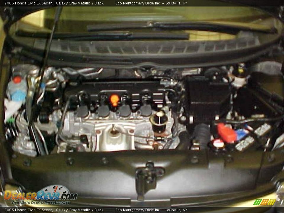 2006 Honda Civic EX Sedan Galaxy Gray Metallic / Black Photo #28