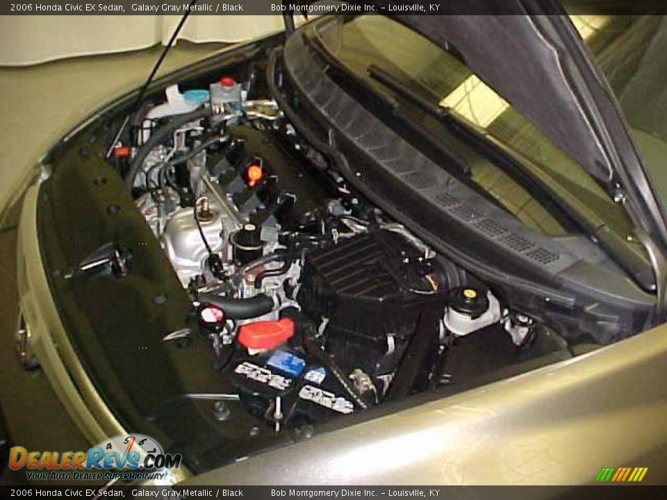 2006 Honda Civic EX Sedan Galaxy Gray Metallic / Black Photo #29