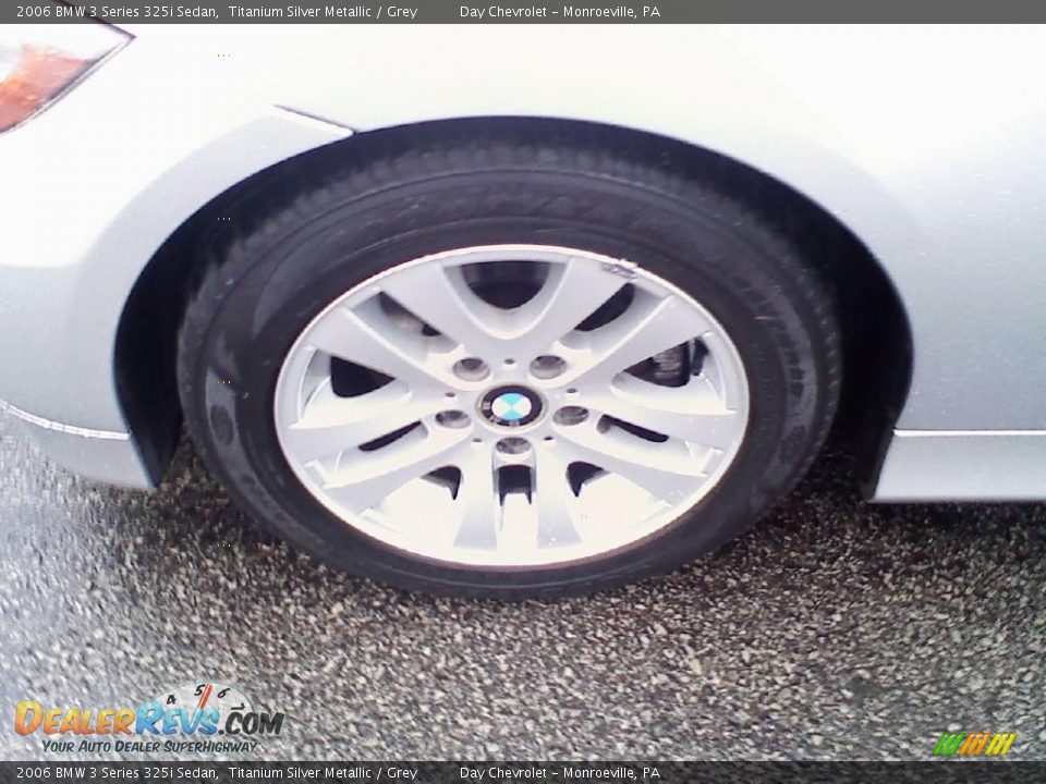 2006 BMW 3 Series 325i Sedan Titanium Silver Metallic / Grey Photo #19