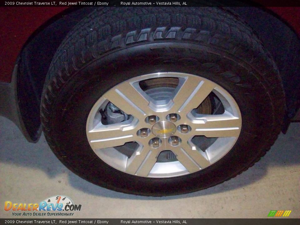 2009 Chevrolet Traverse LT Red Jewel Tintcoat / Ebony Photo #7