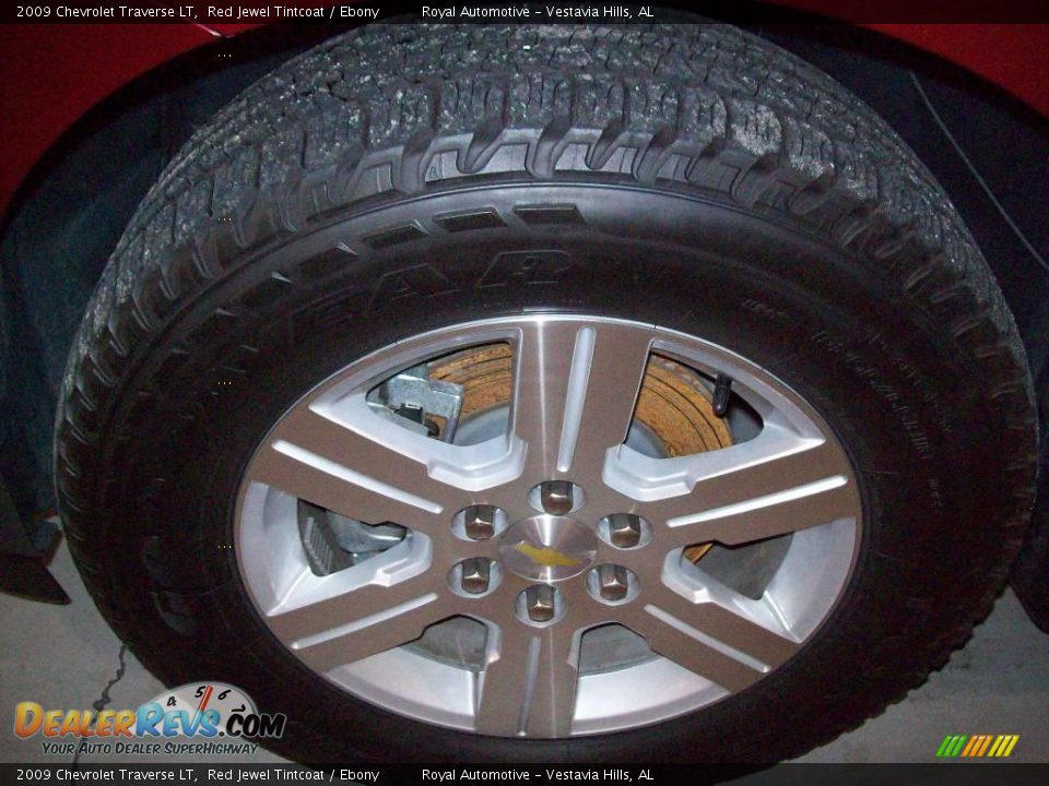 2009 Chevrolet Traverse LT Red Jewel Tintcoat / Ebony Photo #9