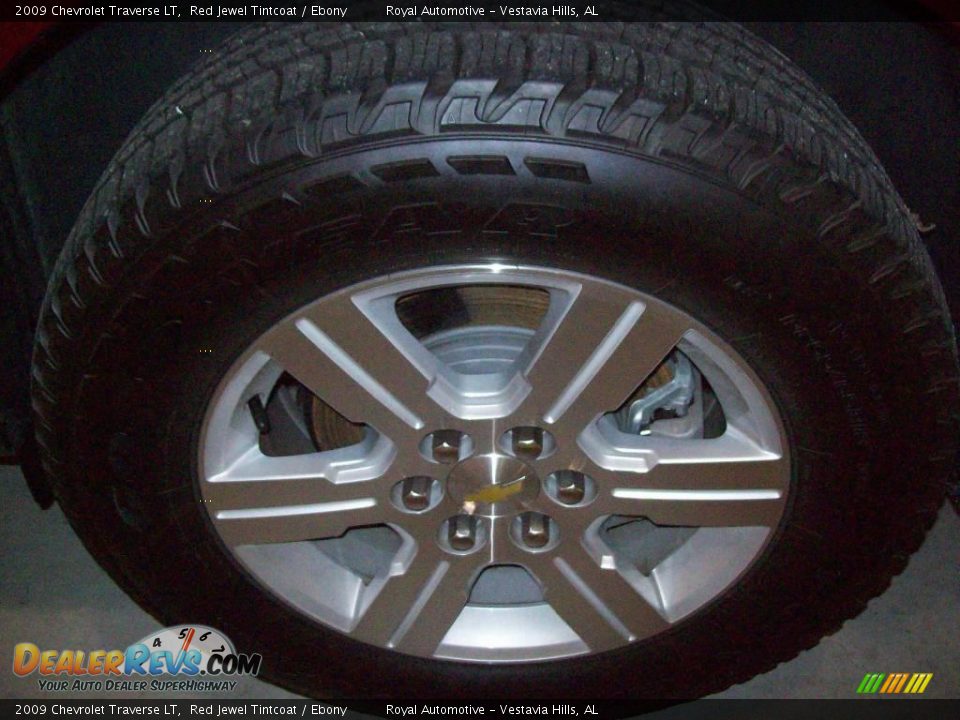 2009 Chevrolet Traverse LT Red Jewel Tintcoat / Ebony Photo #10