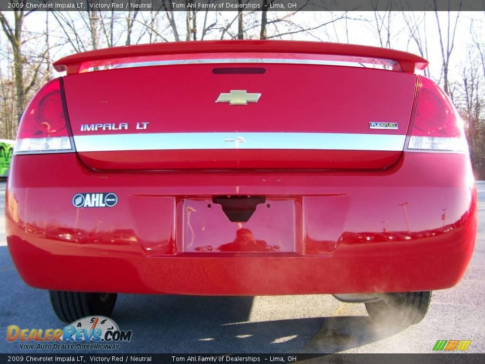 2009 Chevrolet Impala LT Victory Red / Neutral Photo #6