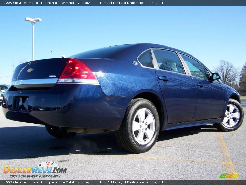 2009 Chevrolet Impala LT Imperial Blue Metallic / Ebony Photo #6