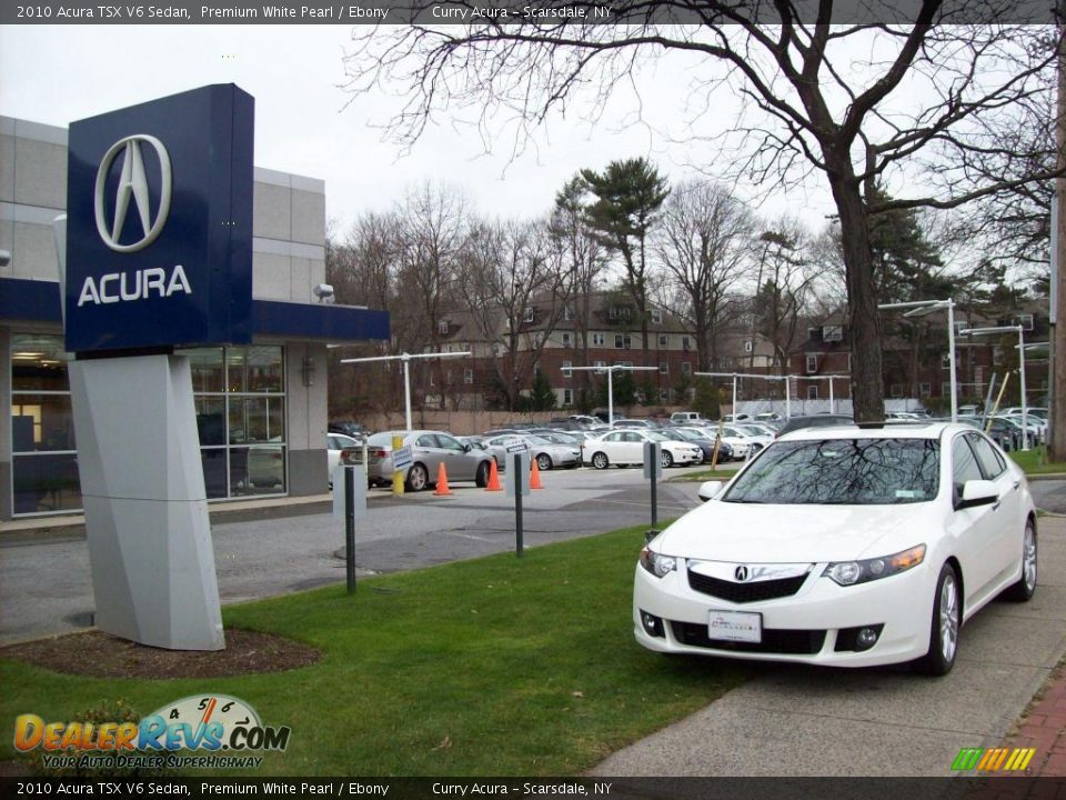 2010 Acura TSX V6 Sedan Premium White Pearl / Ebony Photo #1