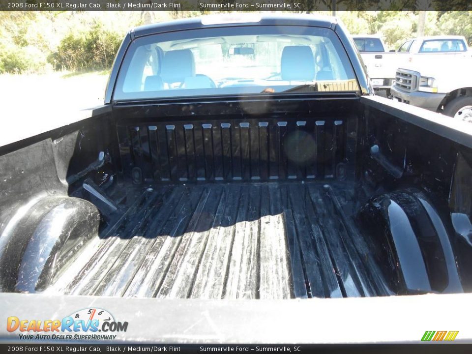 2008 Ford F150 XL Regular Cab Black / Medium/Dark Flint Photo #12