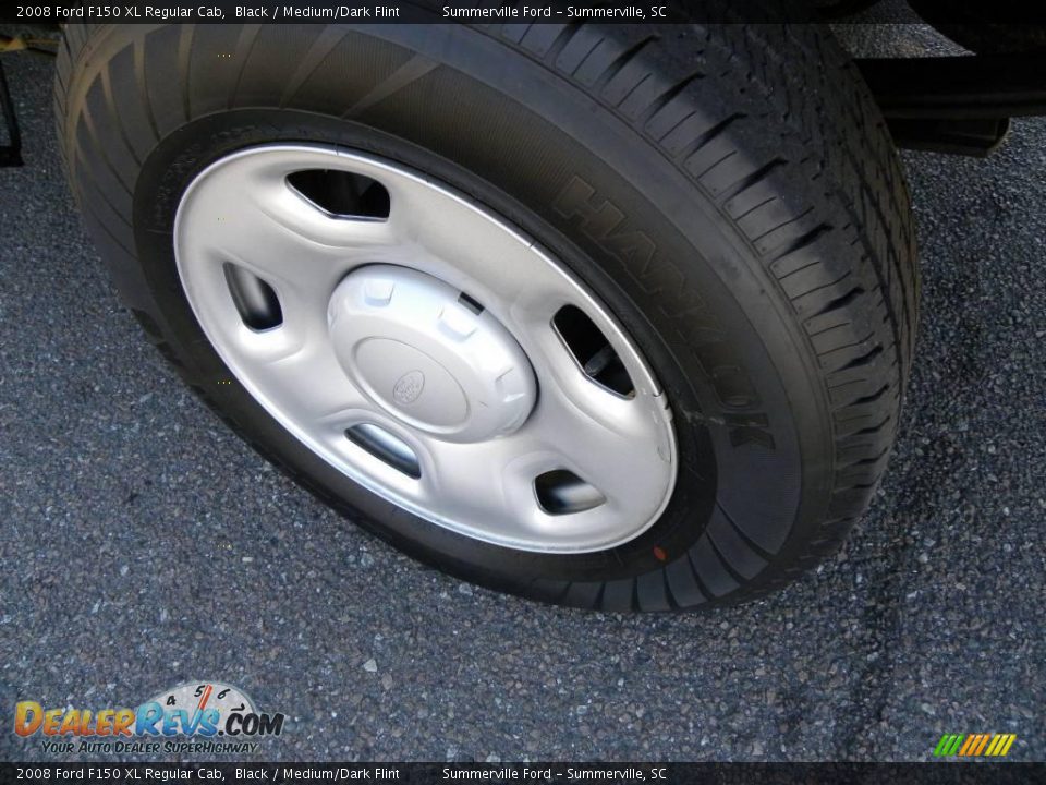 2008 Ford F150 XL Regular Cab Black / Medium/Dark Flint Photo #14