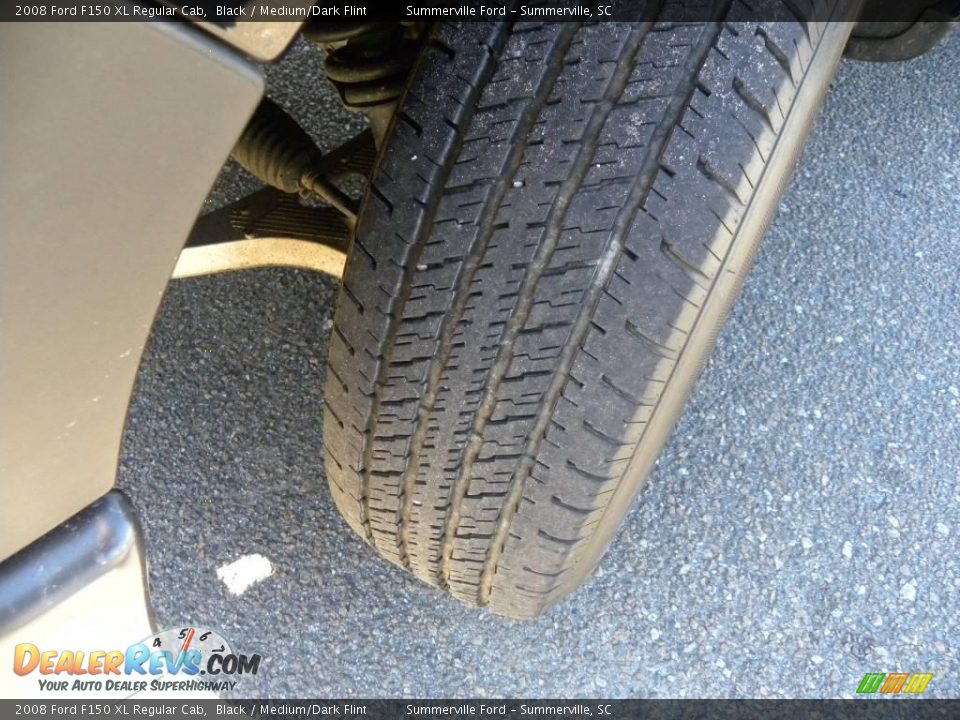 2008 Ford F150 XL Regular Cab Black / Medium/Dark Flint Photo #15