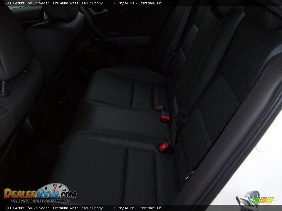 2010 Acura TSX V6 Sedan Premium White Pearl / Ebony Photo #10