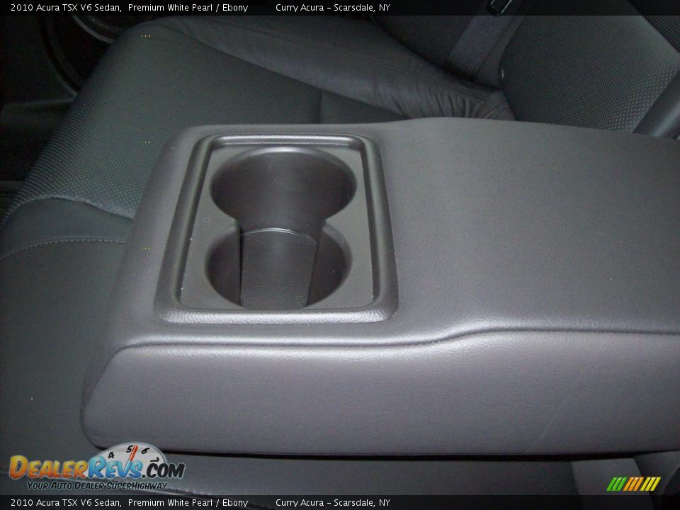 2010 Acura TSX V6 Sedan Premium White Pearl / Ebony Photo #11