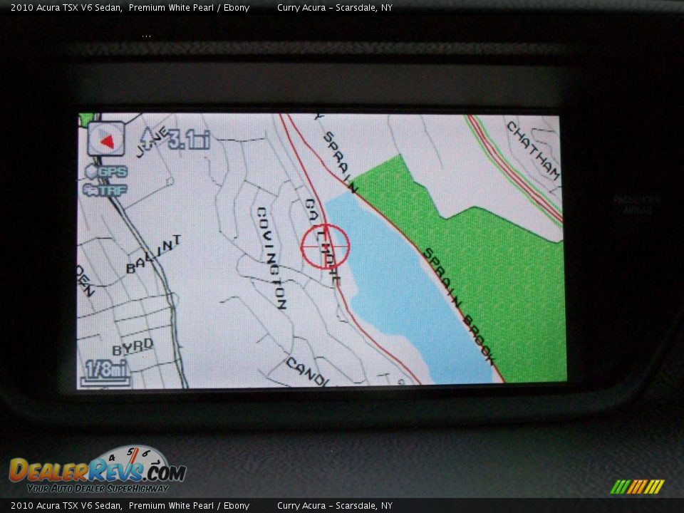 2010 Acura TSX V6 Sedan Premium White Pearl / Ebony Photo #17