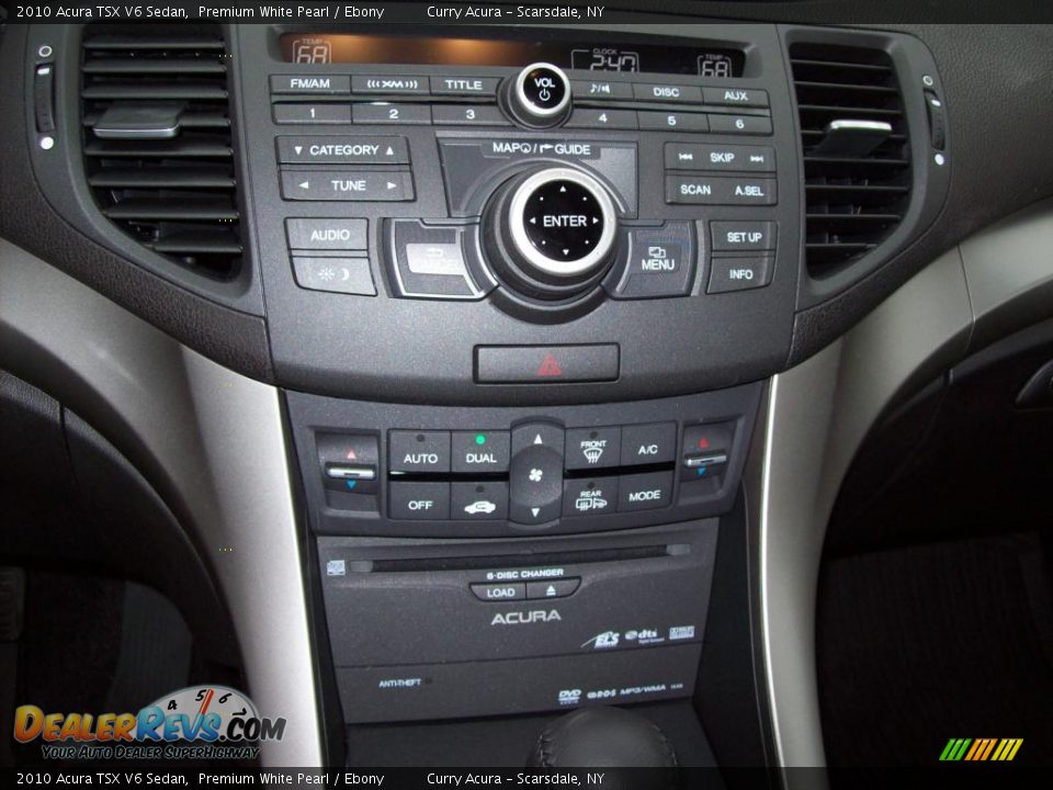 2010 Acura TSX V6 Sedan Premium White Pearl / Ebony Photo #18