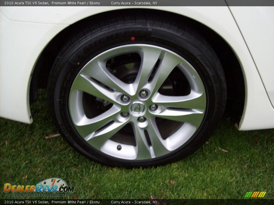 2010 Acura TSX V6 Sedan Premium White Pearl / Ebony Photo #21