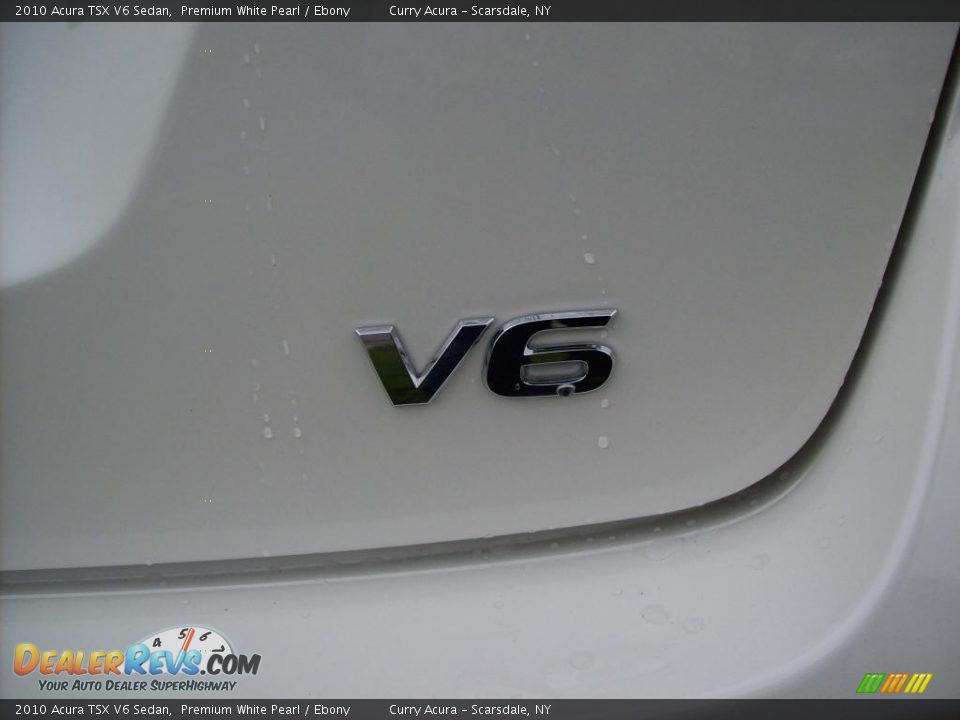 2010 Acura TSX V6 Sedan Premium White Pearl / Ebony Photo #23
