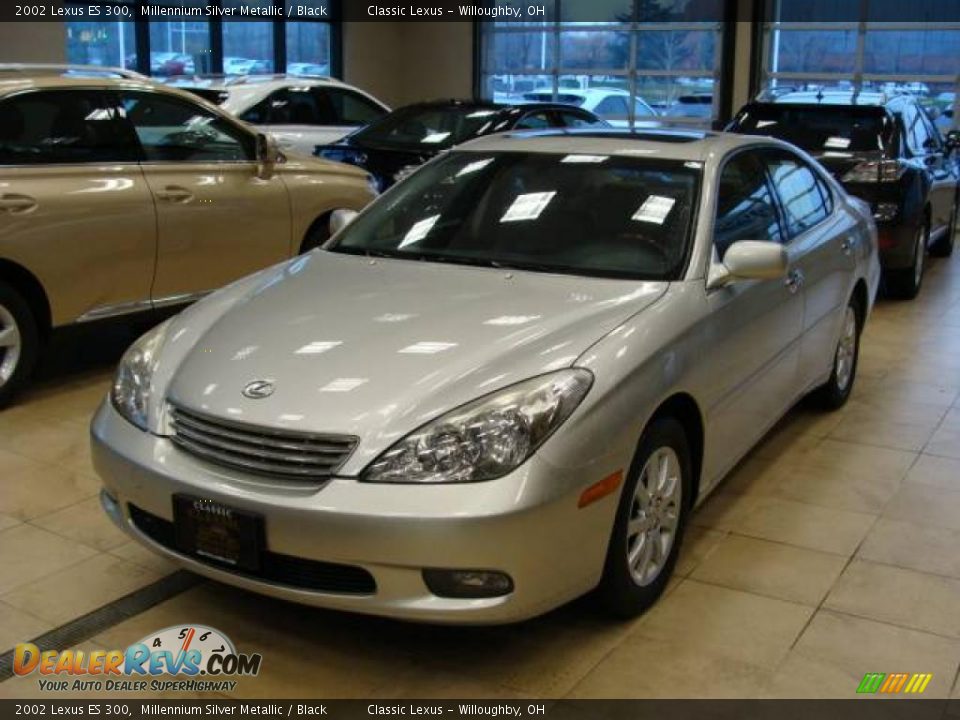 2002 Lexus ES 300 Millennium Silver Metallic / Black Photo #2