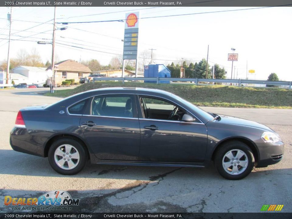 2009 Chevrolet Impala LT Slate Metallic / Ebony Photo #7