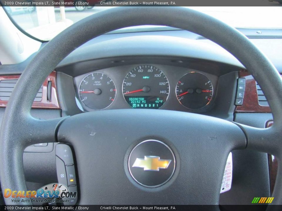 2009 Chevrolet Impala LT Slate Metallic / Ebony Photo #19