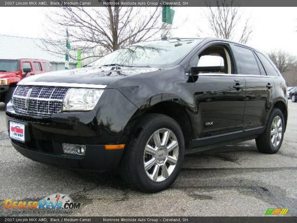 2007 Lincoln MKX AWD Black / Medium Camel Photo #1