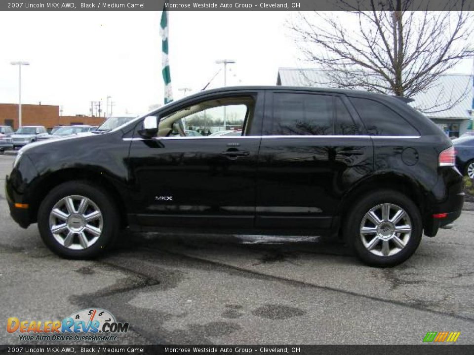 2007 Lincoln MKX AWD Black / Medium Camel Photo #2