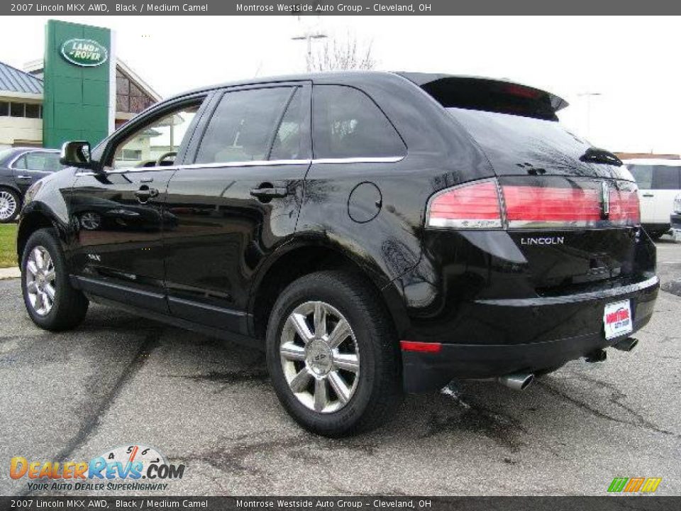2007 Lincoln MKX AWD Black / Medium Camel Photo #3