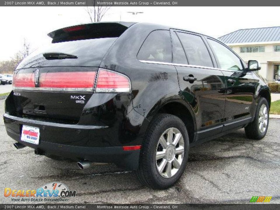 2007 Lincoln MKX AWD Black / Medium Camel Photo #5