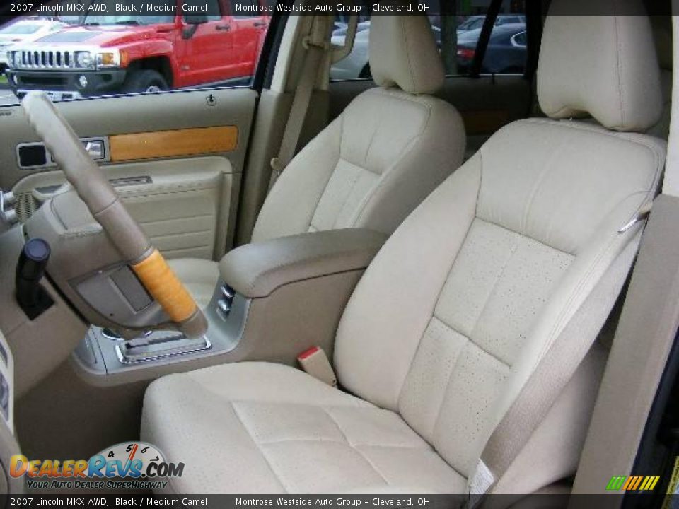 2007 Lincoln MKX AWD Black / Medium Camel Photo #9