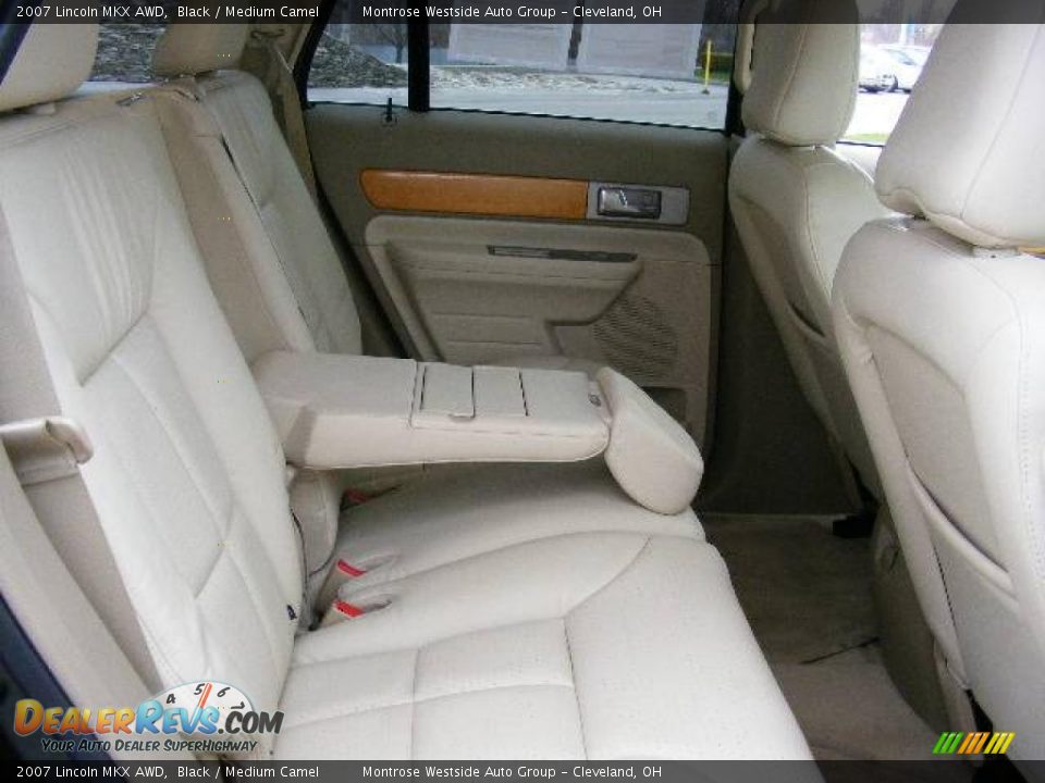 2007 Lincoln MKX AWD Black / Medium Camel Photo #12