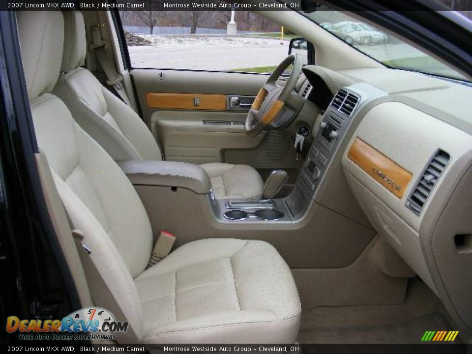 2007 Lincoln MKX AWD Black / Medium Camel Photo #13