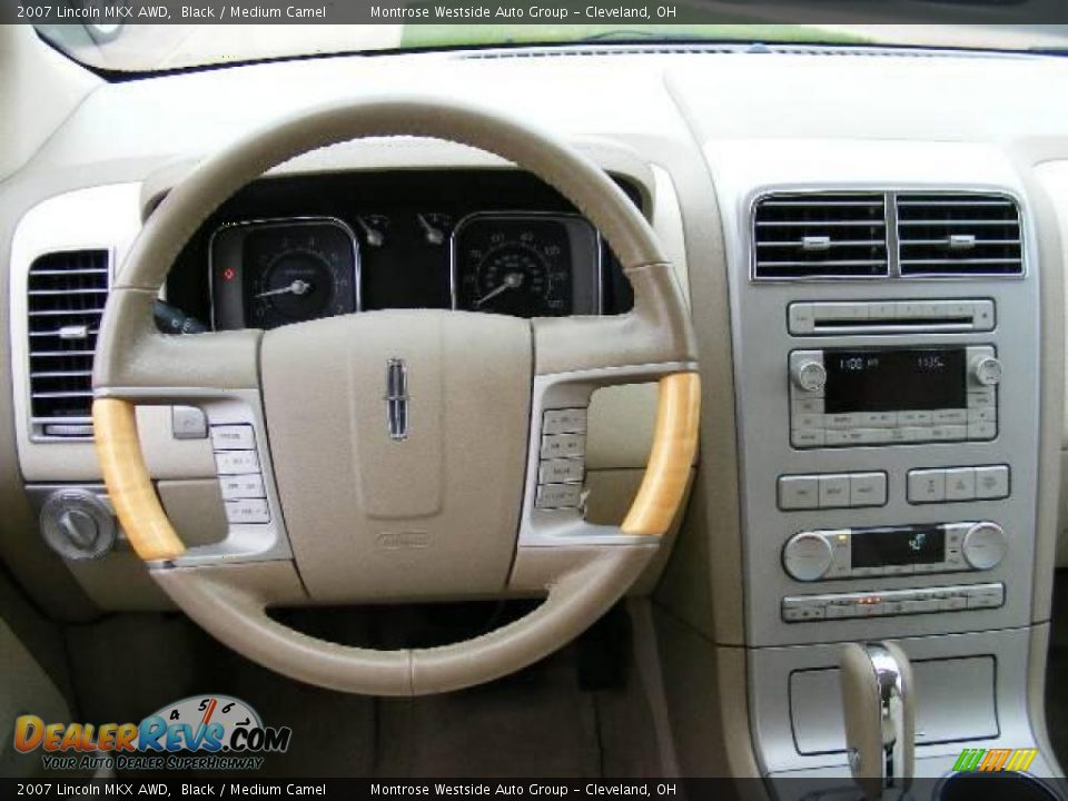 2007 Lincoln MKX AWD Black / Medium Camel Photo #15