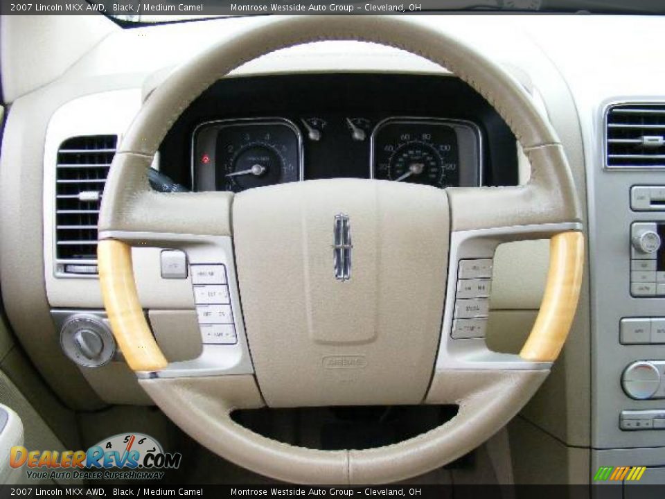 2007 Lincoln MKX AWD Black / Medium Camel Photo #16