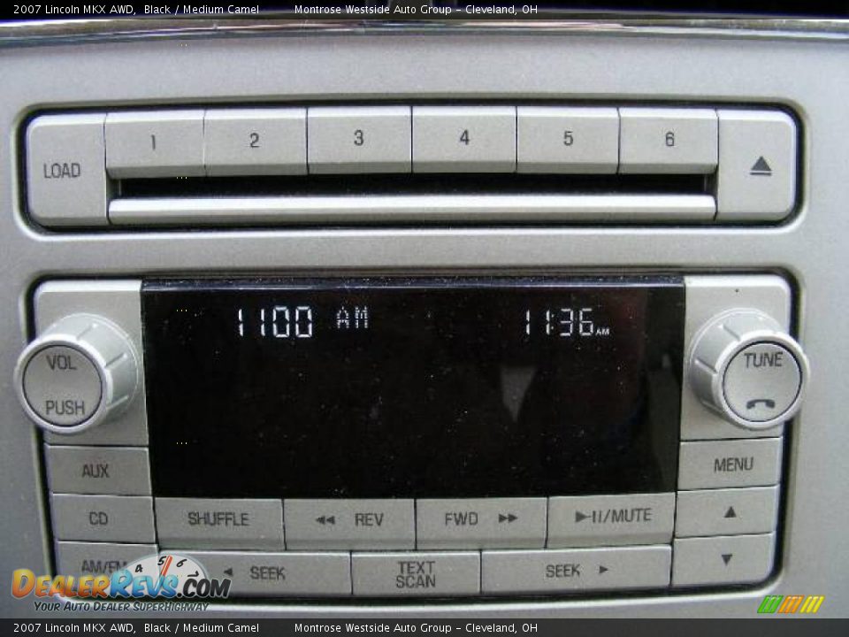 2007 Lincoln MKX AWD Black / Medium Camel Photo #20