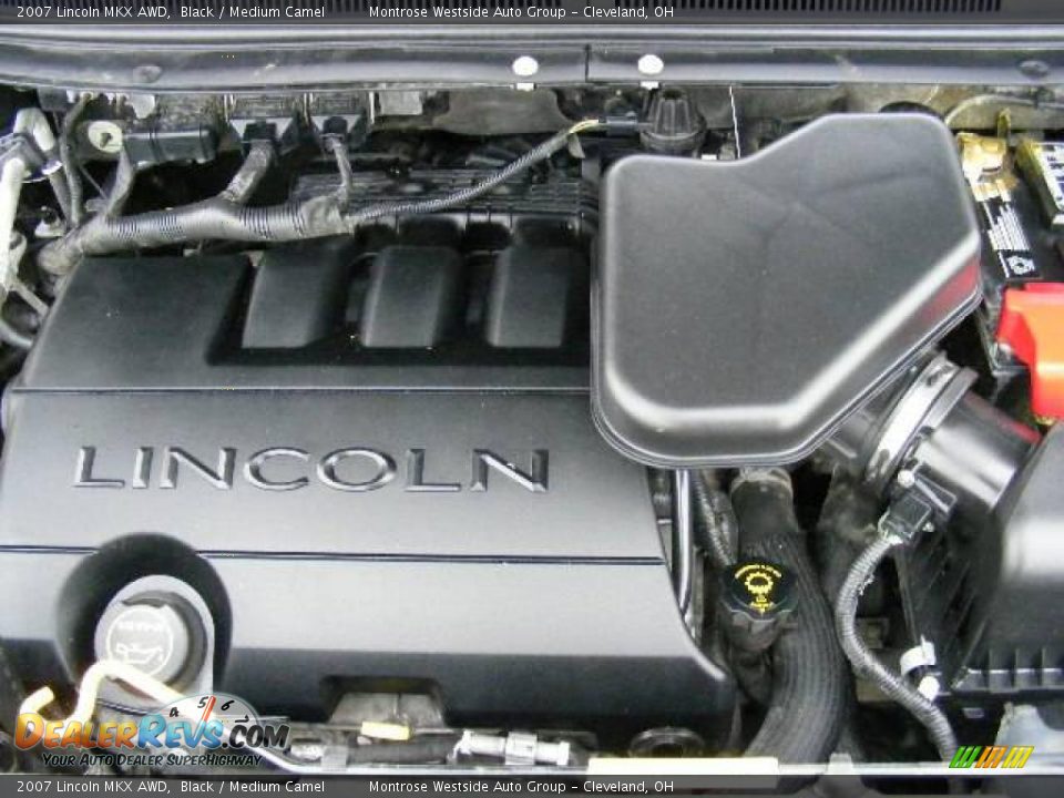 2007 Lincoln MKX AWD Black / Medium Camel Photo #28